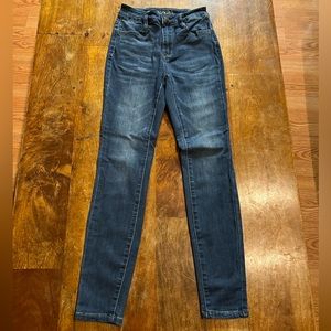 Rue 21 mid rise distressed jegging skinny jeans